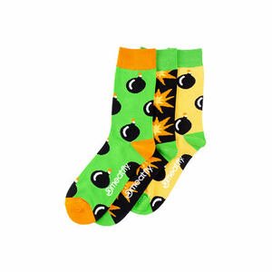 Meatfly ponožky Bomb socks - S19 Triple pack | Mnohobarevná | Velikost S/M