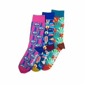 Meatfly ponožky Globe socks - S19 Triple pack | Mnohobarevná | Velikost S/M