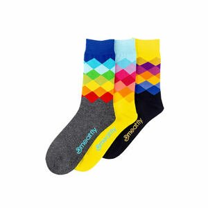 Meatfly ponožky Pixel socks - S19 Triple pack | Mnohobarevná | Velikost L/XL