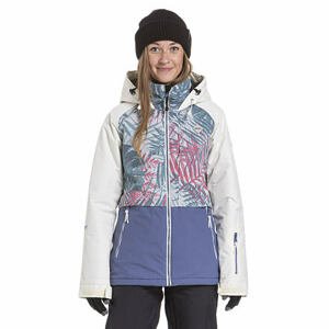 Nugget snowboardová bunda Trish A - Linen White Palm Fjord Blue | Bílá | Velikost XL