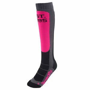 Meatfly snowboardové ponožky Hooper Pink Grey | Růžová | Velikost S