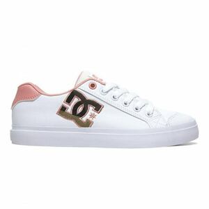 Dc shoes dámské boty Chelsea P SE White/Pink | Bílá | Velikost 6,5 US