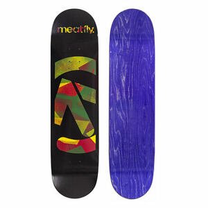 Meatfly skateboardová deska Netto Medium A - Black Rasta | Černá | Velikost skate 8,5"