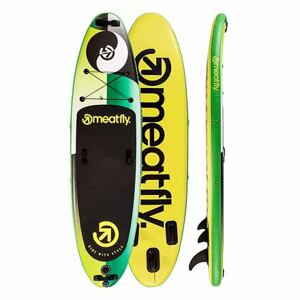 Meatfly paddleboard Mantra 2 10" A - Green Lime | Žlutá | Velikost paddle 10,0"
