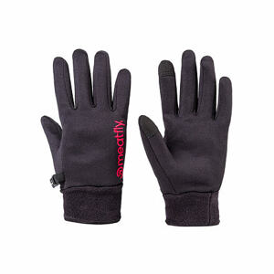 Meatfly dámské rukavice Ladies Powerstretch Black Pink | Černá | Velikost L