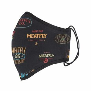 Meatfly rouška Fighter Badges Color | Černá | Velikost One Size