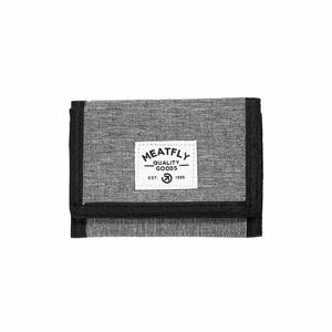 Meatfly peněženka Lance Wallet C - Heather Grey Black | Černá | Velikost One Size