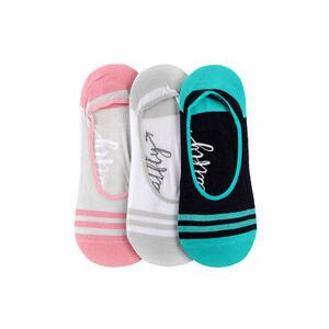 Meatfly ponožky Low socks - Triple pack G/ Small Stripes | Mnohobarevná | Velikost One Size