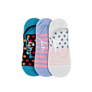 Meatfly ponožky Low socks - Triple pack I/ Blue | Mnohobarevná | Velikost One Size