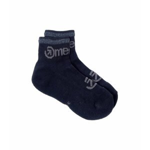 Meatfly ponožky Logo Middle Socks – CO C – Black | Černá | Velikost S
