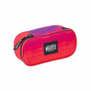 Meatfly pouzdro Pencil Case 2 F - Ambient Pink | Růžová | Velikost L