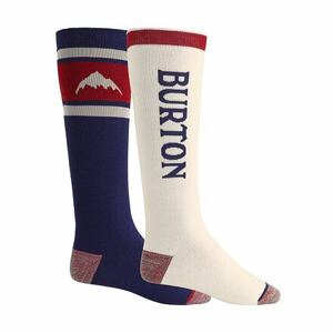 Burton ponožky Weekend 2 Pack - FW19 Mood Indigo | Bílá | Velikost M