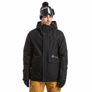 Meatfly snowboardová bunda Fredi G - True Black | Černá | Velikost XS
