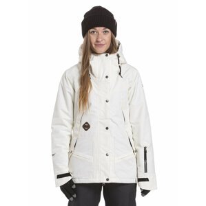 Nugget snowboardová bunda Anja 5 G - Linen White | Bílá | Velikost XL