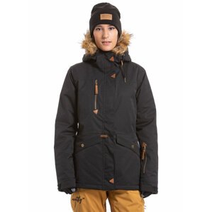 Meatfly snowboardová bunda Athena G - Black Stripe | Černá | Velikost L