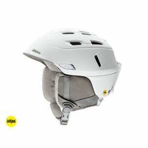 Smith snowboardová helma Compass Pearl White | Bílá | Velikost snb 51-55
