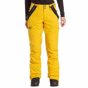 Meatfly snowboardové kalhoty Foxy E - Yellow Stripe | Žlutá | Velikost M